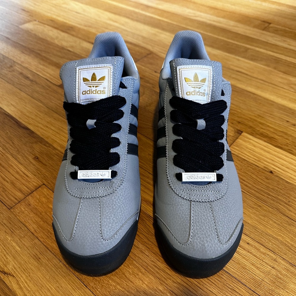 Adidas Original Samoa in gray and black in used condition.